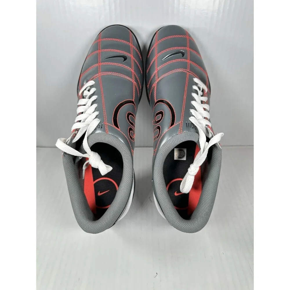 Size 10.5 Nike TOTAL 90 Men's Smoke Grey HQ2851-003 Soccer Sneakers Shoe NEW